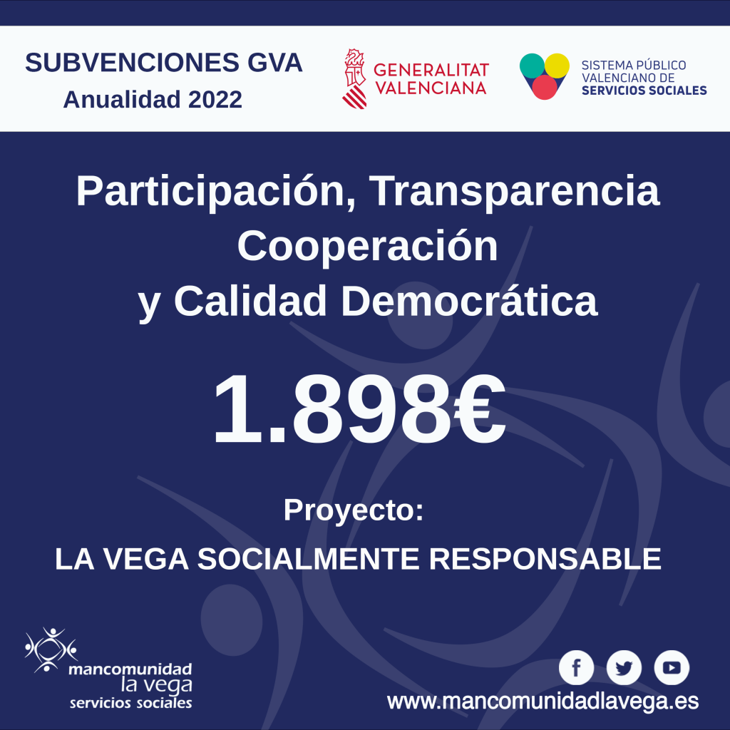 La Conseller A De Participaci N Transparencia Cooperaci N Y Calidad