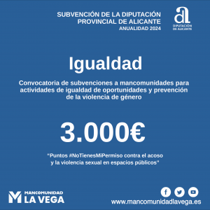 Subvención Diputación Igualdad