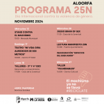 PROGRAMA ACTIVIDADES CON MOTIVO DEL 25 DE NOVIEMBRE ALGORFA