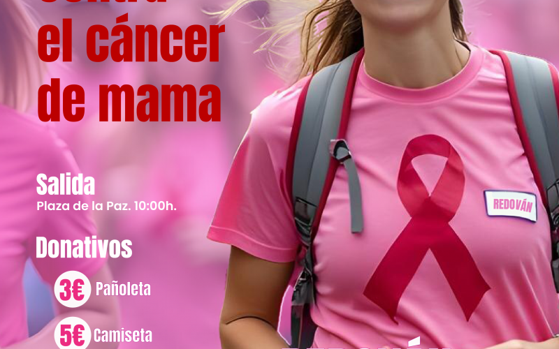 Marcha cáncer de mama. Redován